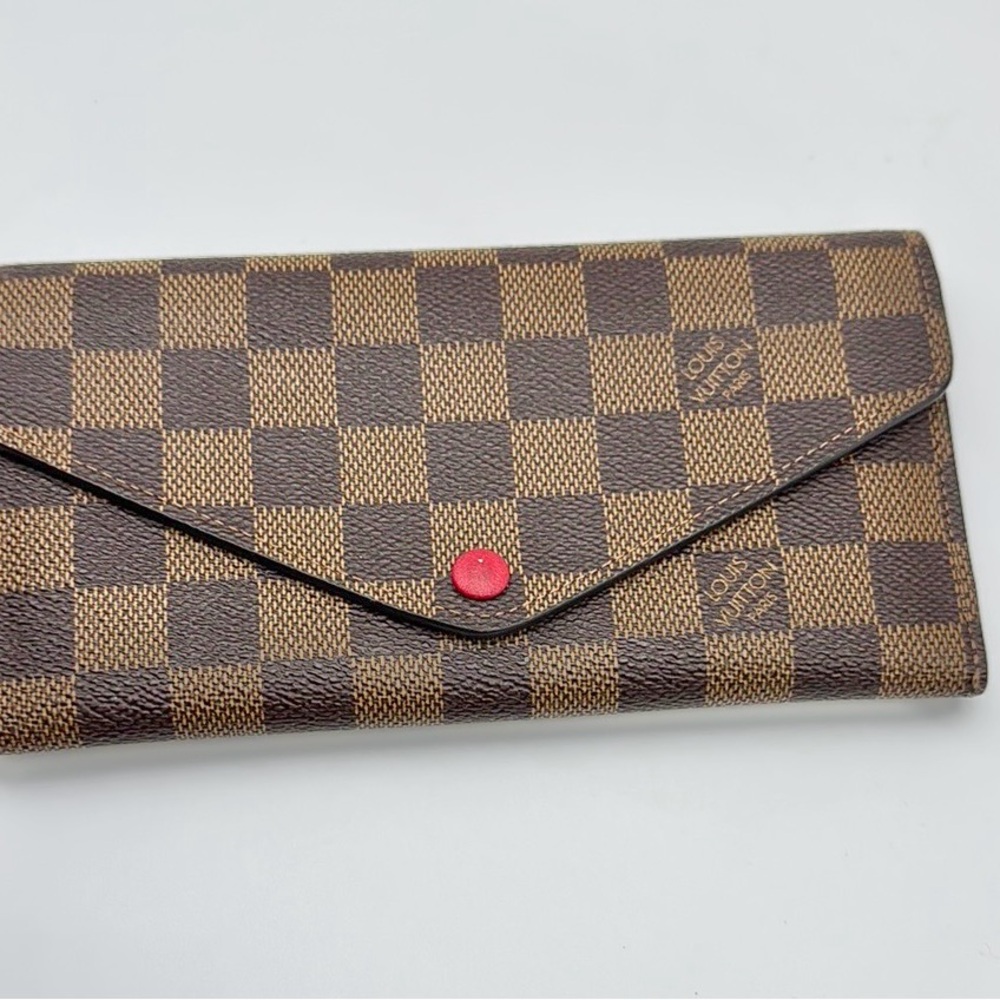 Louis Vuitton Brown Damier Ebene Josephine Wallet